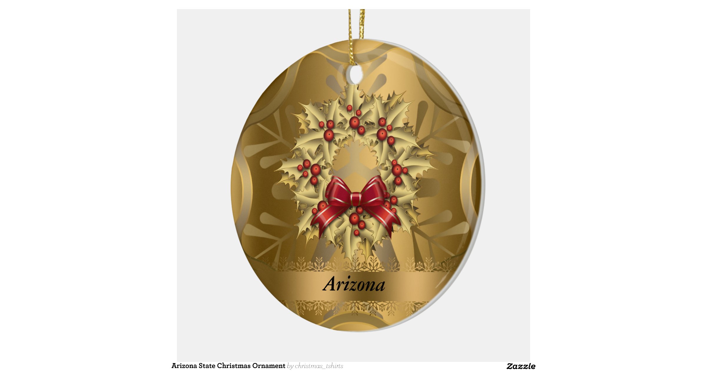 arizona state christmas ornament arizona state christmas ornament