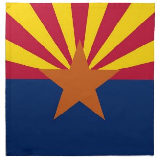 Arizona State Flag American MoJo Napkin