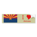 Arizona State Flag Bumper Sticker