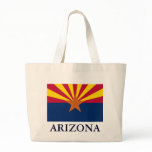 Arizona State Flag Canvas Tote Bag