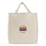 Arizona State Flag Embroidered Tote Bags