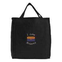 Arizona State Flag Canvas Bags