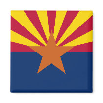 Arizona State Flag Fridge Magnet