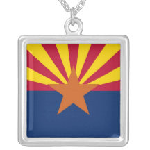 Arizona State Flag Necklace