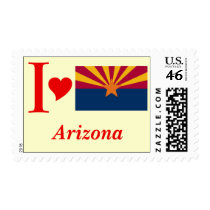 Arizona State Flag Postage Stamp