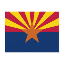 Arizona State Flag Postcards