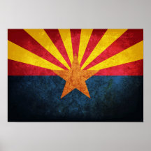 Arizona State Flag Print