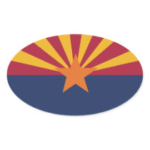 Arizona State Flag Sticker