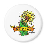 Arizona State Flower - Saguaro Refrigerator Magnet