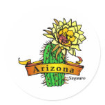 Arizona State Flower - Saguaro Sticker