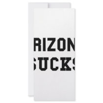 Arizona Sucks Custom Rack Card