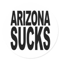 Arizona Sucks Stickers