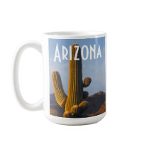 Arizona - Sunlit Saguaro Mug
