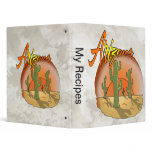 Arizona Sunset Cactus Binder
