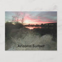 Arizona Sunset postcard