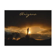 Arizona Sunset Postcard