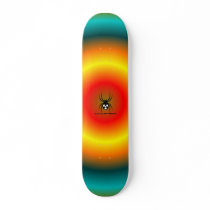 "Arizona Sunset" Skateboard by nucleartees "Arizona Sunset" Skateboard