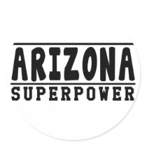 Arizona Superpower Designs Stickers