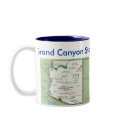 Arizona Symbols and Map mugs