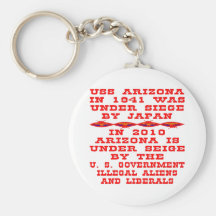 Arizona Under Siege By Federal Government #02 Key Chain