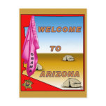 Arizona Welcomes Obama Postcard