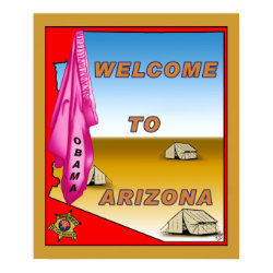 Arizona Welcomes Obama print