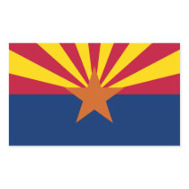 Arizona's Flag Rectangle Sticker