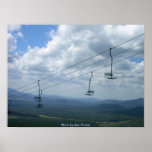 Arizona's Snowbowl Ski Lifts in Summer posters