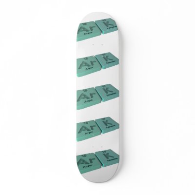 Ark as Ar argon and K Potassium Skate Board by ChemicalWords