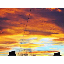 Ark Orange Sky At Sunset photo sculptures