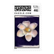 Ark Shell & Purple Flower postage