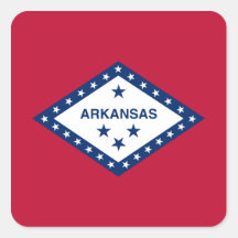 Arkansan Flag Sticker