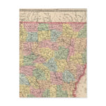 Arkansas 6 post card