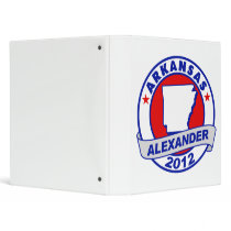 Arkansas Alexander 3 Ring Binders