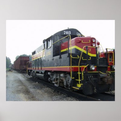 Arkansas and Midland Railroad Locomotive Posters by crazy8dj