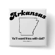 ARKANSAS - "ARKANSAS STATE MOTTO" T-shirts and Gea Pinback Buttons