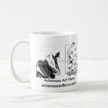 Arkansas Art Farm  Picaso Cow Mug