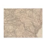 Arkansas Atlas Map Postcard
