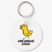Arkansas Chick Keychain