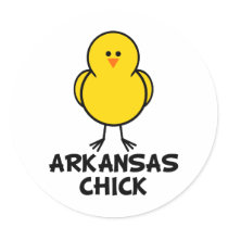 Arkansas Chick stickers