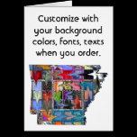 Arkansas Customize colorful card how you like cards
