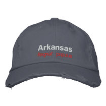 Arkansas Embroidered Hat embroidered hats by statehats Arkansas Embroidered Hat embroidered hats