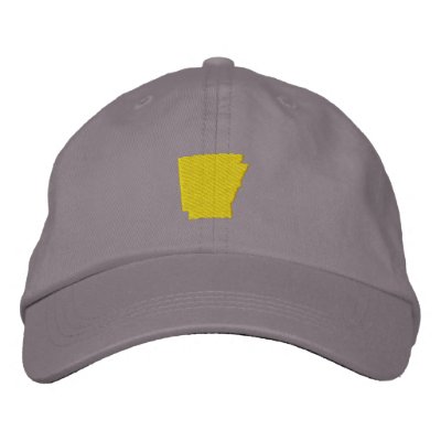 Arkansas Embroidered Baseball Cap by ZazzleEmbroidery