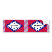 Arkansas Flag Bumper Stickers