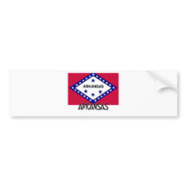Arkansas Flag Bumper Sticker