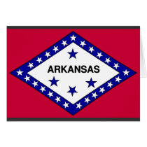 Arkansas Flag Greeting Cards