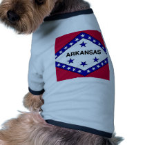Arkansas Flag pet clothing by usaflags Arkansas Flag pet clothing