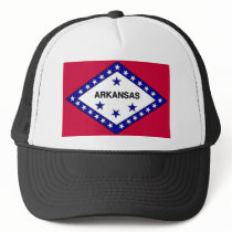 Arkansas Flag Mesh Hats