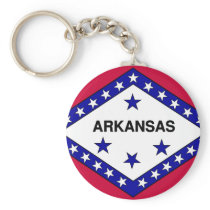 Arkansas Flag Keychain