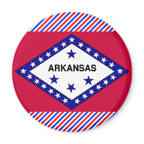 Arkansas Flag Refrigerator Magnet